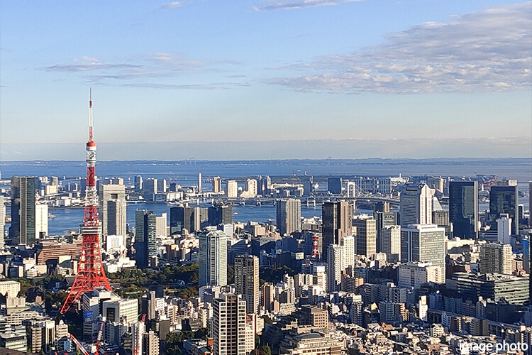 東京の街並み｜銀座タワー
